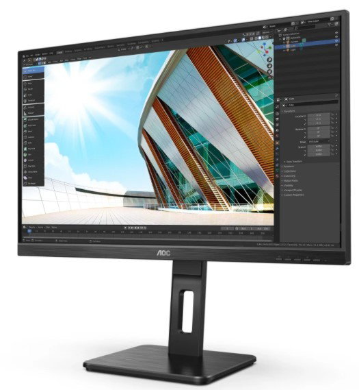 AOC 27P2Q Monitor Profesional de 27 Pulgadas Full HD IPS Negro