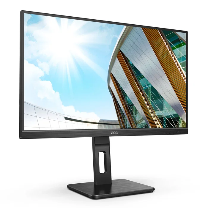 AOC Monitor 27P2Q 27" Full HD (1920x1080) IPS 100Hz 4ms AMD FreeSync Hub USB 3.2 Altavoces HDMI DP VGA DVI Negro para Negocios