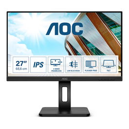 AOC 27P2Q Monitor 68,6cm/27" Full HD 1920x1080 IPS 4ms 100Hz AMD FreeSync HDMI DP USB-C Hub Altavoces Negro