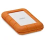 LaCie Rugged Secure STFR2000403 Disco Duro Externo Portátil 2TB USB-C 3.2 Gen 1 Cifrado AES-256 bits, Resistente a Golpes, Agua y Caídas, Compatible PC/Mac, Color Naranja y Blanco