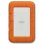 LaCie Rugged Secure STFR2000403 Disco Duro Externo Portátil 2TB USB-C 3.2 Gen 1 Cifrado AES-256 bits, Resistente a Golpes, Agua y Caídas, Compatible PC/Mac, Color Naranja y Blanco
