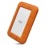 LaCie Rugged Secure STFR2000403 Disco Duro Externo Portátil 2TB USB-C 3.2 Gen 1 Cifrado AES-256 bits, Resistente a Golpes, Agua y Caídas, Compatible PC/Mac, Color Naranja y Blanco