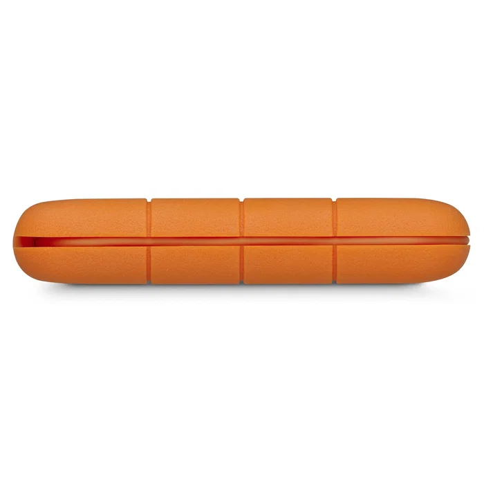 LaCie Rugged Secure STFR2000403 Disco Duro Externo Portátil 2TB USB-C 3.2 Gen 1 Cifrado AES-256 bits, Resistente a Golpes, Agua y Caídas, Compatible PC/Mac, Color Naranja y Blanco