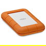 LaCie Rugged Secure - Disco Duro Externo 2 TB, USB-C USB 3.2 Gen 1, Resistente a Golpes, Agua y Polvo, Naranja