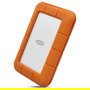 LaCie Rugged Secure - Disco Duro Externo 2 TB, USB-C USB 3.2 Gen 1, Resistente a Golpes, Agua y Polvo, Naranja
