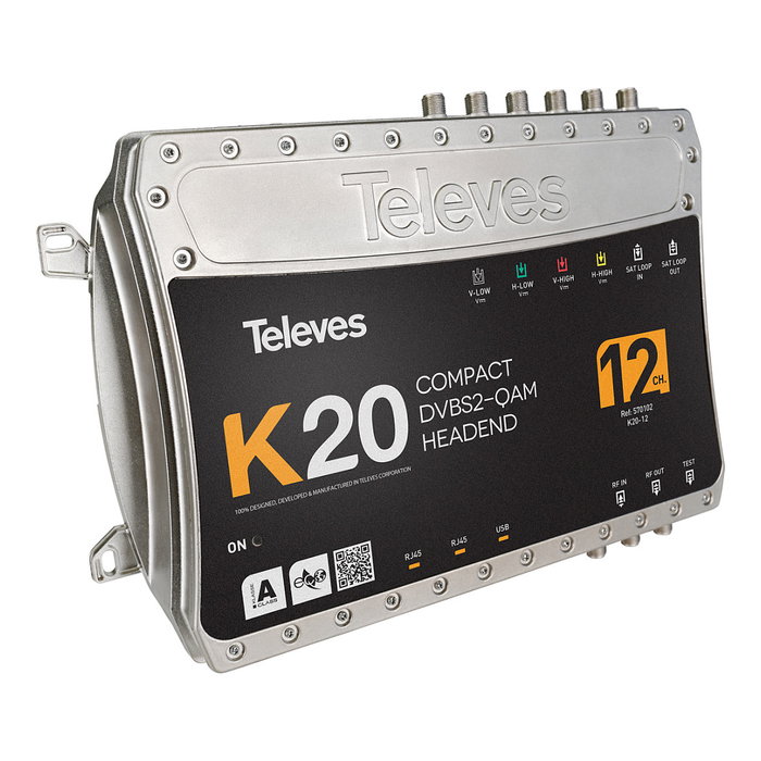Televes K20 Kompaktkopfstelle 12Transponder DVB-S2 en QAM