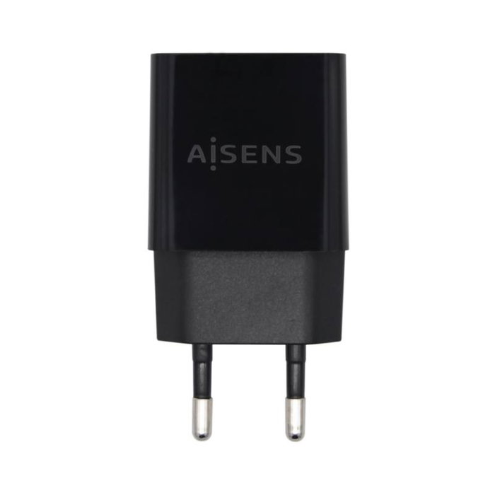 Aisens Cargador USB 10W 5V-2A Negro Alta Eficiencia Aisens Cargador USB 10W 5V-2A Negro Alta Eficiencia