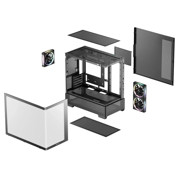 DeepCool CG380U 3F Midi Tower Negro