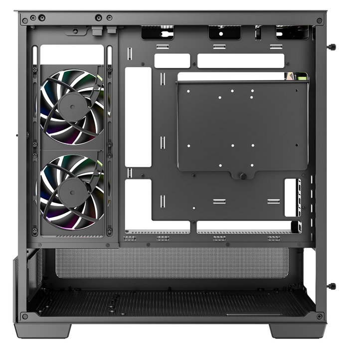 DeepCool CG380U 3F Torre PC Gaming Negro ITX micro ATX Vidrio Templado RGB