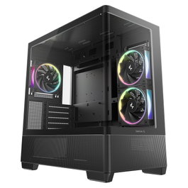 DeepCool CG380U 3F Torre PC Gaming Negro ITX micro ATX Vidrio Templado RGB