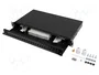 LANBERG Lanberg FOP1-24SS-LDB Panel de Parcheo 1U Negro