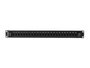 Lanberg FOP1-24SS-LDB Panel de parcheo 1U Negro