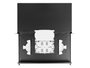 Lanberg FOP1-24SS-LDB Panel de parcheo 1U Negro