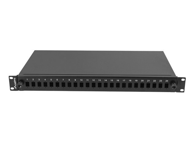 Lanberg FOP1-24SS-LDB Panel de parcheo 1U Negro Lanberg FOP1-24SS-LDB Panel de parcheo 1U Negro
