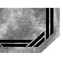 Mijölnir 21020615Sy Juego de Alfombrillas de Baño Antideslizantes Antibacterianas de Poliéster Color Gris y Negro