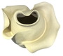DKD Home Decor Jarrón de Cerámica Orgánico Artesanal Blanco