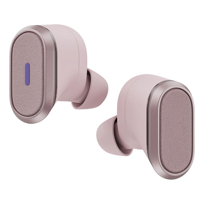 Logitech Zone True Wireless Auriculares Inalámbricos con Cancelación de Ruido Activo y Micrófono, Color Rosa, para Oficina y Llamadas