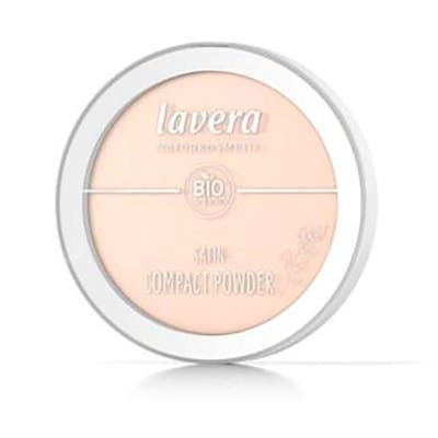 Lavera Maquillaje Polvo Compacto Satin 01 Light 9.5 Gr - Cobertura Uniforme y Matificante Lavera Maquillaje Polvo Compacto Satin 01 Light 9.5 Gr - Cobertura Uniforme y Matificante