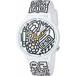 Guess V0023M9 con correa multicolor y caja blanca