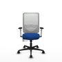 PIQUERAS Y CRESPO Silla de oficina Zulema Azul y Blanco