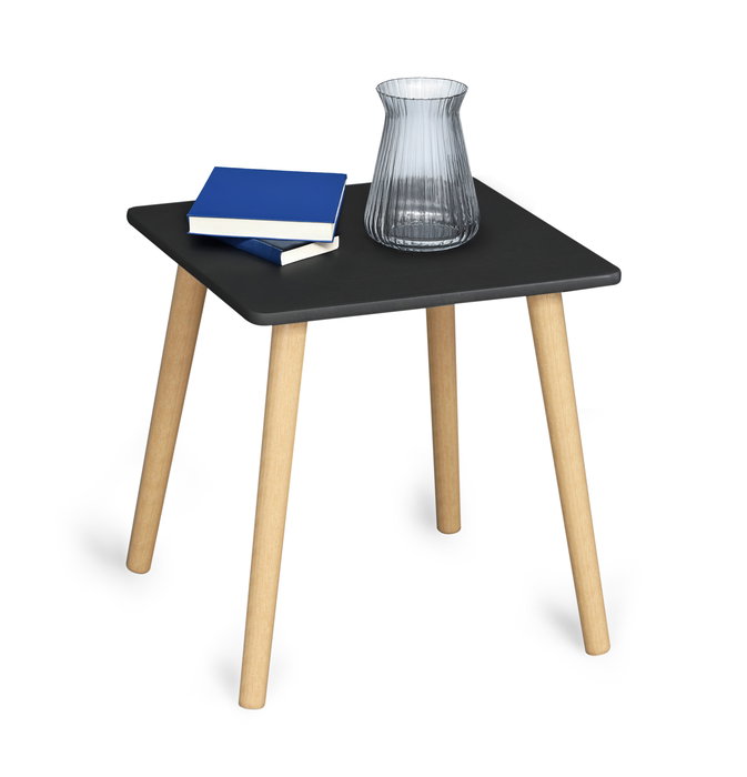 Inde Mesita Auxiliar Madera Black 6 cm (ancho) x 43 cm (alto) x 41 cm (largo) (2 Unidades) Inde Mesita Auxiliar Madera Black 6 cm (ancho) x 43 cm (alto) x 41 cm (largo) (2 Unidades)