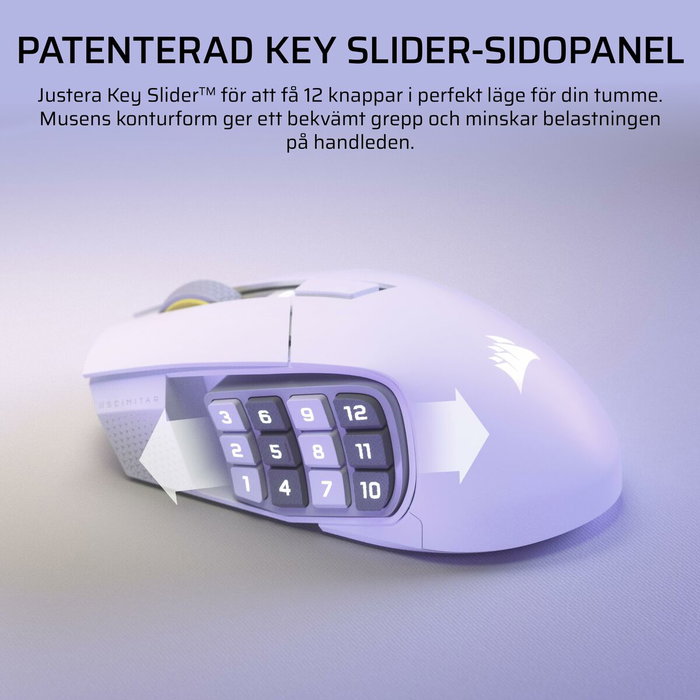 Corsair Scimitar Elite Wireless Blanco