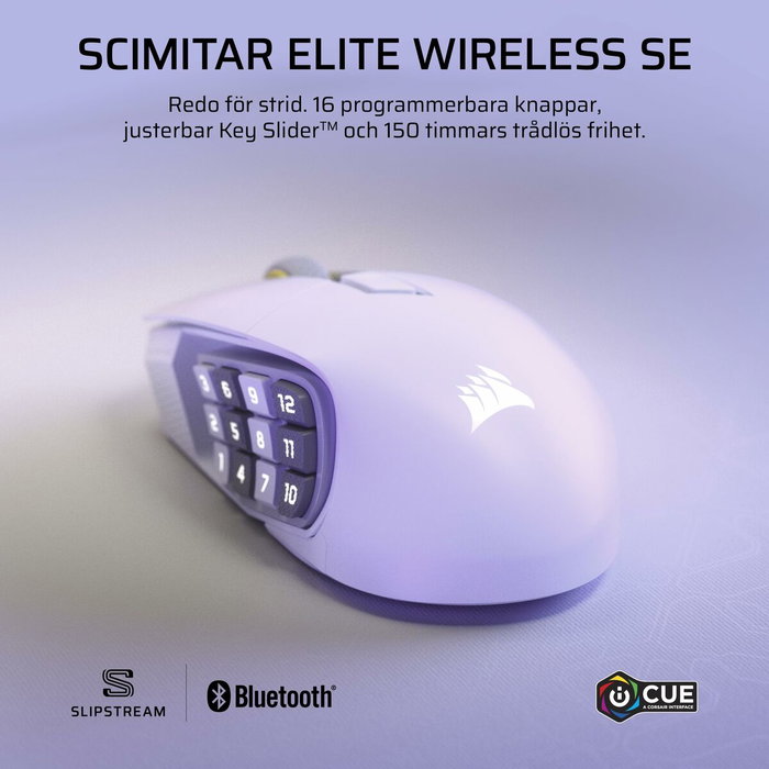 Corsair Scimitar Elite Wireless Blanco