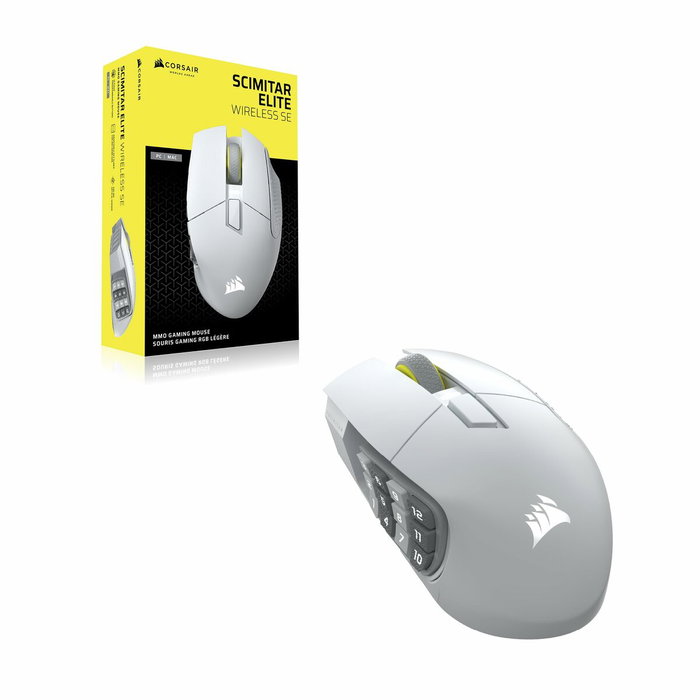 Corsair Scimitar Elite Wireless Blanco