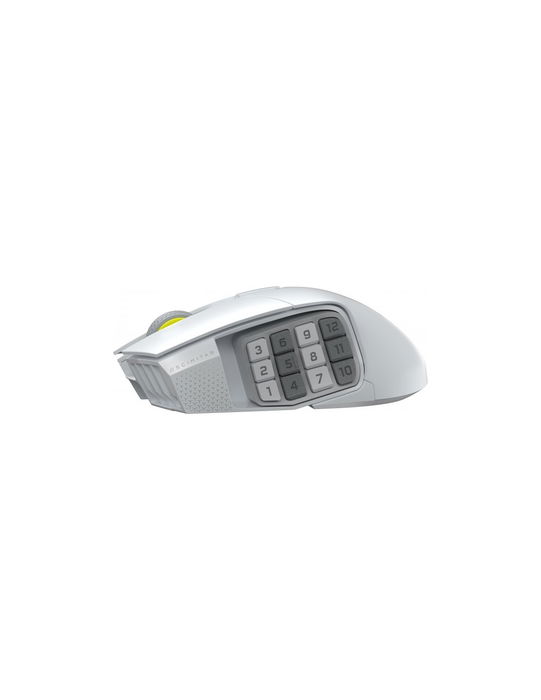Corsair CH-9314011-WW Ratón Gaming Inalámbrico MMO Blanco Scimitar Elite Wireless
