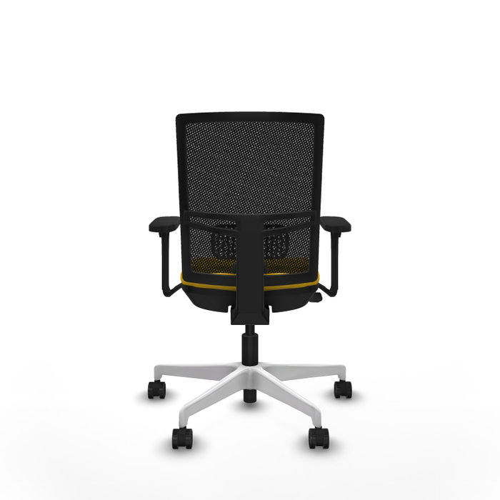 PIQUERAS Y CRESPO Silla de oficina Yunquera con mecanismo Sincro/Traslack, Amarillo y Negro PIQUERAS Y CRESPO Silla de oficina Yunquera con mecanismo Sincro/Traslack, Amarillo y Negro