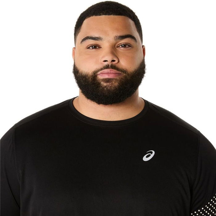 Camiseta de Manga Corta Hombre Asics Icon Negro 43