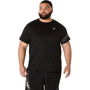 Camiseta de Manga Corta Hombre Asics Icon Negro 43
