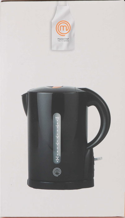 Masterchef Hervidor de Agua Eléctrico 2200W 1.7L - Rápido - Dimensiones: 21.4 cm x 13.8 cm x 23.8 cm (3 Unidades)