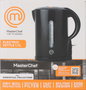 Masterchef Hervidor de Agua Eléctrico 2200W 1.7L - Rápido - Dimensiones: 21.4 cm x 13.8 cm x 23.8 cm (3 Unidades)