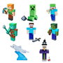 Mattel Figura Minecraft Articulada de Juguete con Cubos de Papel para Construir 8 cm - Modelos Surtidos