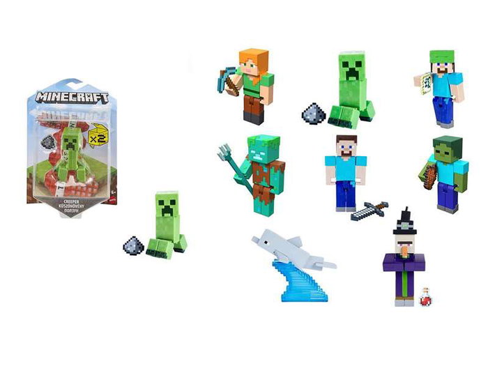 Mattel Figura Minecraft Articulada de Juguete con Cubos de Papel para Construir 8 cm - Modelos Surtidos Mattel Figura Minecraft Articulada de Juguete con Cubos de Papel para Construir 8 cm - Modelos Surtidos