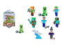 Mattel Figura Minecraft Articulada de Juguete con Cubos de Papel para Construir 8 cm - Modelos Surtidos