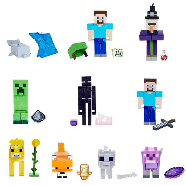 Mattel Figura Minecraft Articulada de Juguete con Cubos de Papel para Construir 8 cm - Modelos Surtidos Mattel Figura Minecraft Articulada de Juguete con Cubos de Papel para Construir 8 cm - Modelos Surtidos