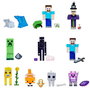 Mattel Figura Minecraft Articulada de Juguete con Cubos de Papel para Construir 8 cm - Modelos Surtidos