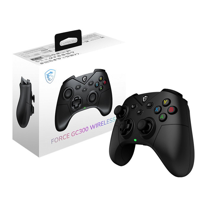 MSI FORCE GC300 W Gamepad Inalámbrico Negro