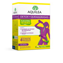 Aquilea Detox y Quemagrasas 10 Sticks Bebibles para Control y Pérdida de Peso