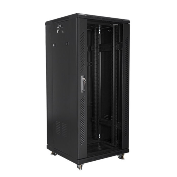 Lanberg FF01-6627-12B Armario Rack 27U Negro