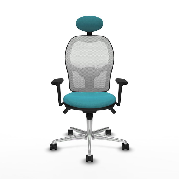 PIQUERAS Y CRESPO Silla de oficina Jorquera Turquesa y Blanco PIQUERAS Y CRESPO Silla de oficina Jorquera Turquesa y Blanco