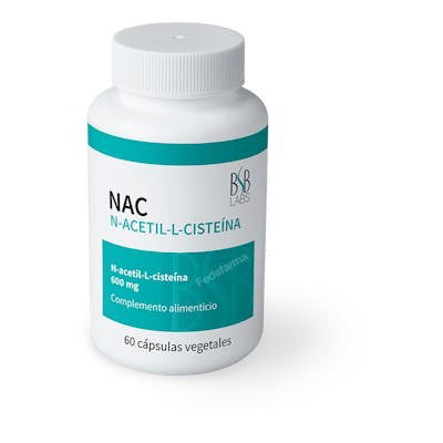 BSB LABS NAC N-Acetil-L-Cisteína 600mg 60 Cápsulas Veganas Antioxidante BSB LABS NAC N-Acetil-L-Cisteína 600mg 60 Cápsulas Veganas Antioxidante