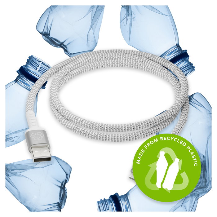 dbramante 1928 CB12ALGR7115 Cable Lightning a USB A Macho, 1.2m, Blanco