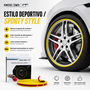 OCC Motorsport Protector de Llantas Amarillo, 600 x 2 cm, Adhesivo 3M, Ref: OCCDEC014