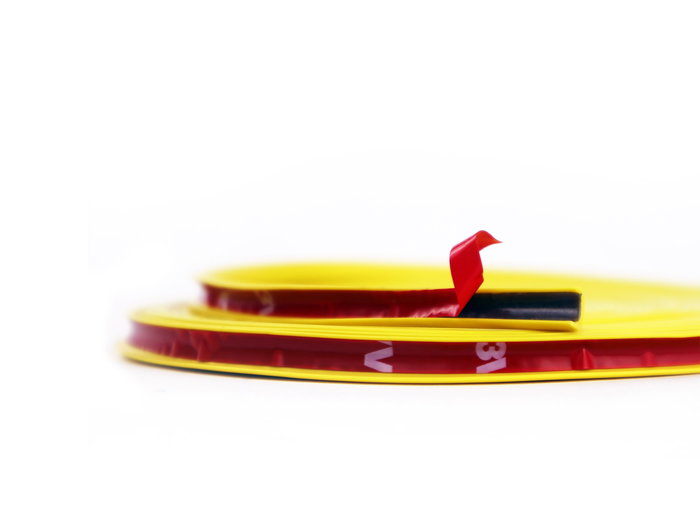 OCC Motorsport Protector de Llantas Amarillo, 600 x 2 cm, Adhesivo 3M, Ref: OCCDEC014