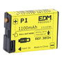 Edm Batería Recargable 1100 mAh 3.7V USB-C para Linterna Ref. 36168