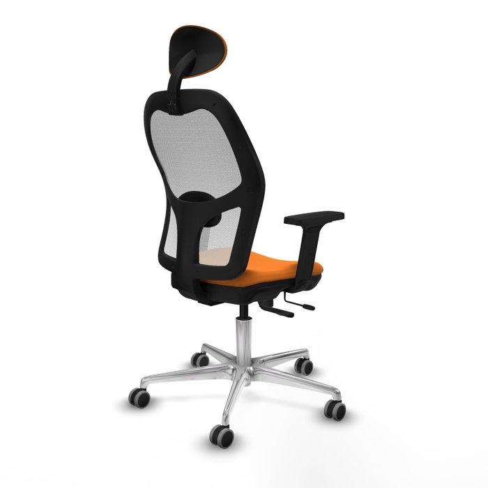 PIQUERAS Y CRESPO Silla de oficina Jorquera Naranja y Blanco PIQUERAS Y CRESPO Silla de oficina Jorquera Naranja y Blanco