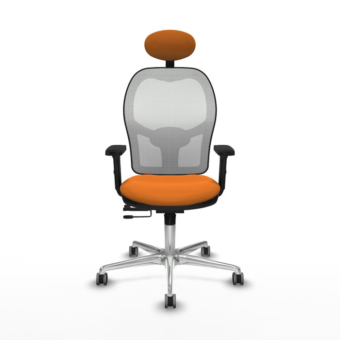PIQUERAS Y CRESPO Silla de oficina Jorquera Naranja y Blanco PIQUERAS Y CRESPO Silla de oficina Jorquera Naranja y Blanco